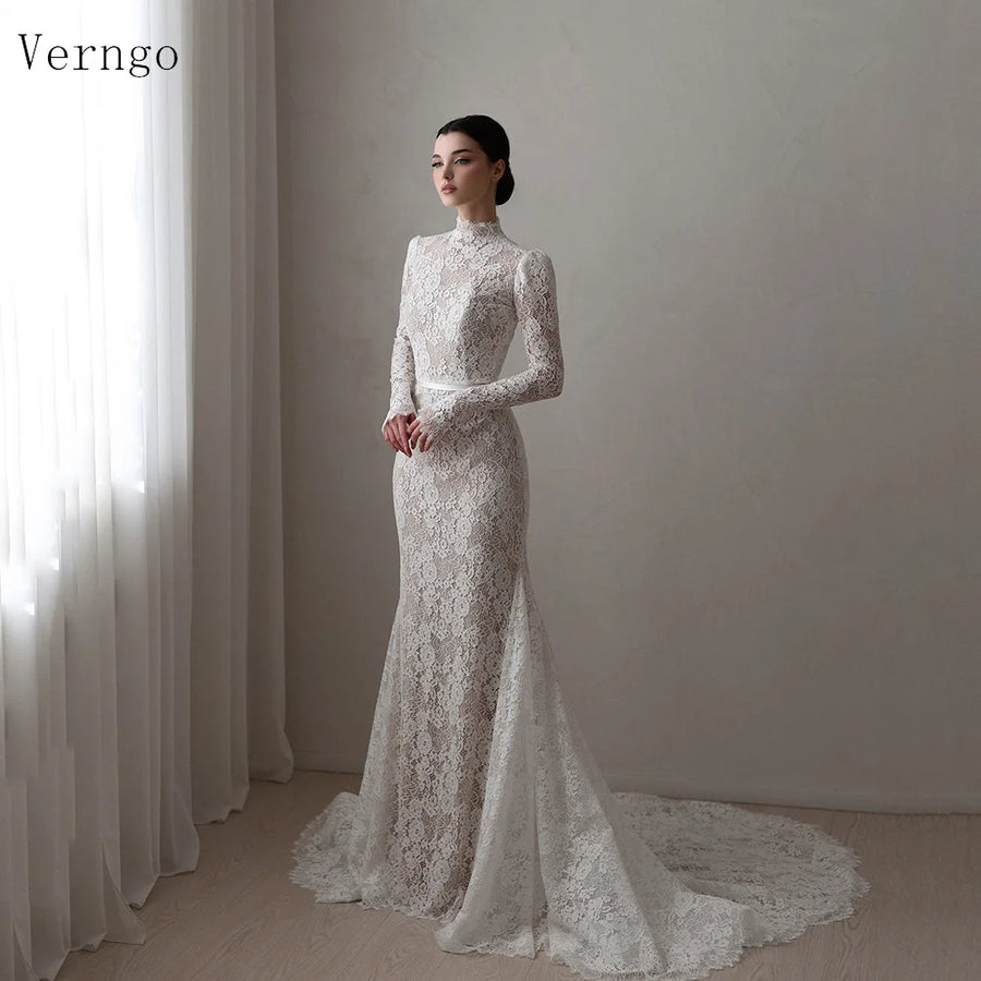 Verngo Lace Mermaid Bridal Wedding Gowns
