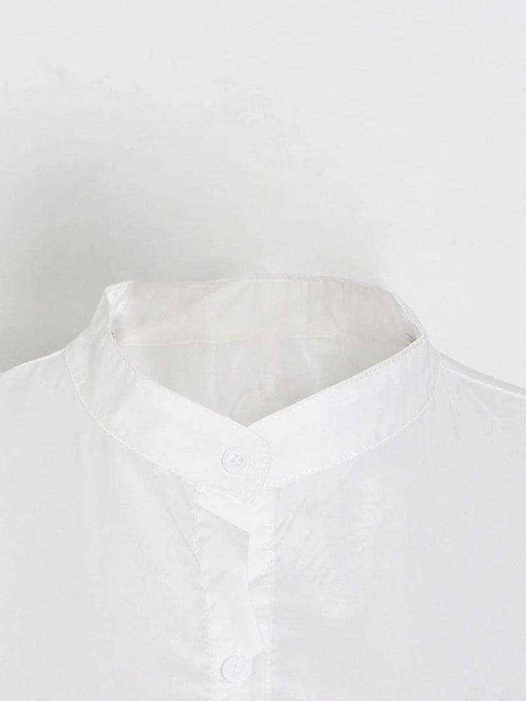 Tunic Spliced Ruffle Blouse