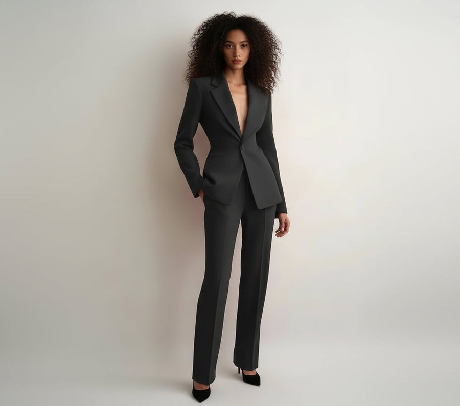 Black Evening Wedding Suit