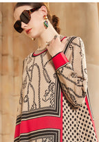 Loose Knitted Pullover Sweater Dress