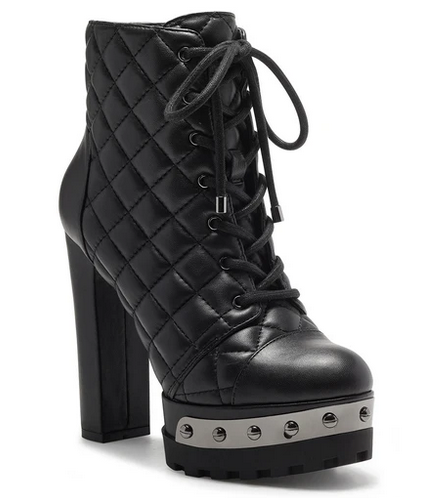 Irella Black Combat Boot