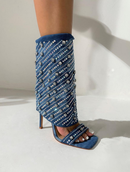 Stefani Denim Stiletto Heels