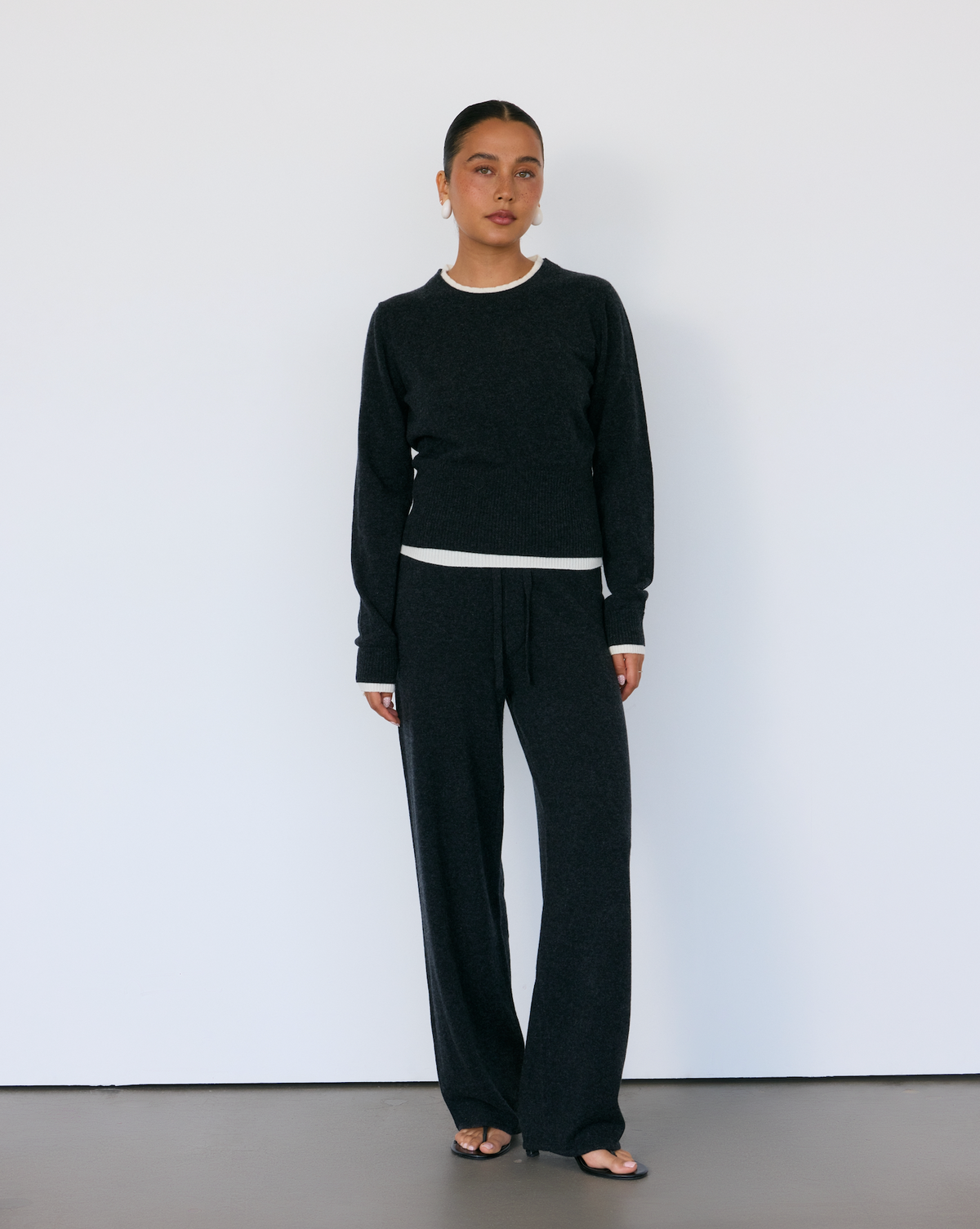 Tove Layered Cashmere Blend Crewneck