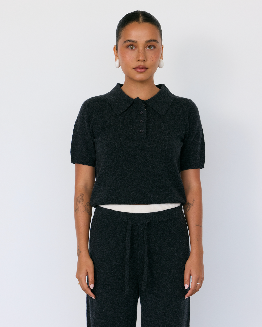 Tove Short Sleeve Cashmere Blend Polo