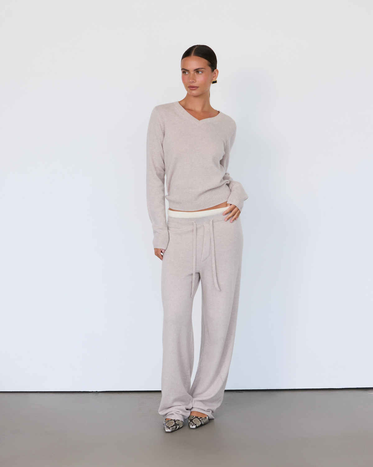 Tove Cashmere Blend V-Neck Sweater