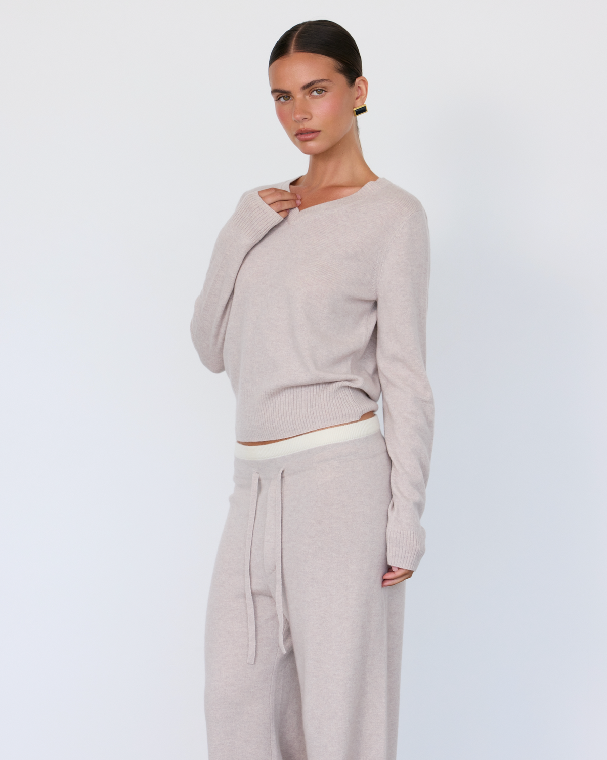 Tove Cashmere Blend V-Neck Sweater