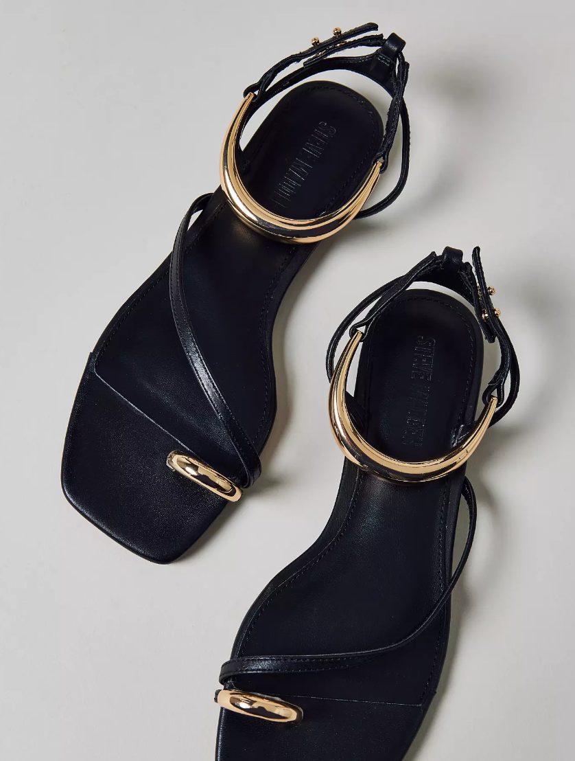 Steve Madden Odyssey Flat Leather Sandal