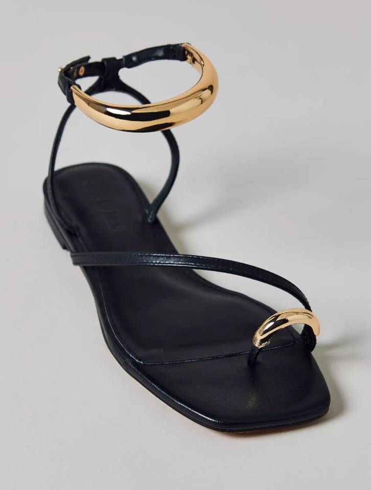Steve Madden Odyssey Flat Leather Sandal