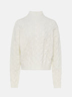 Bluebelle Cable Knit Turtleneck Sweater