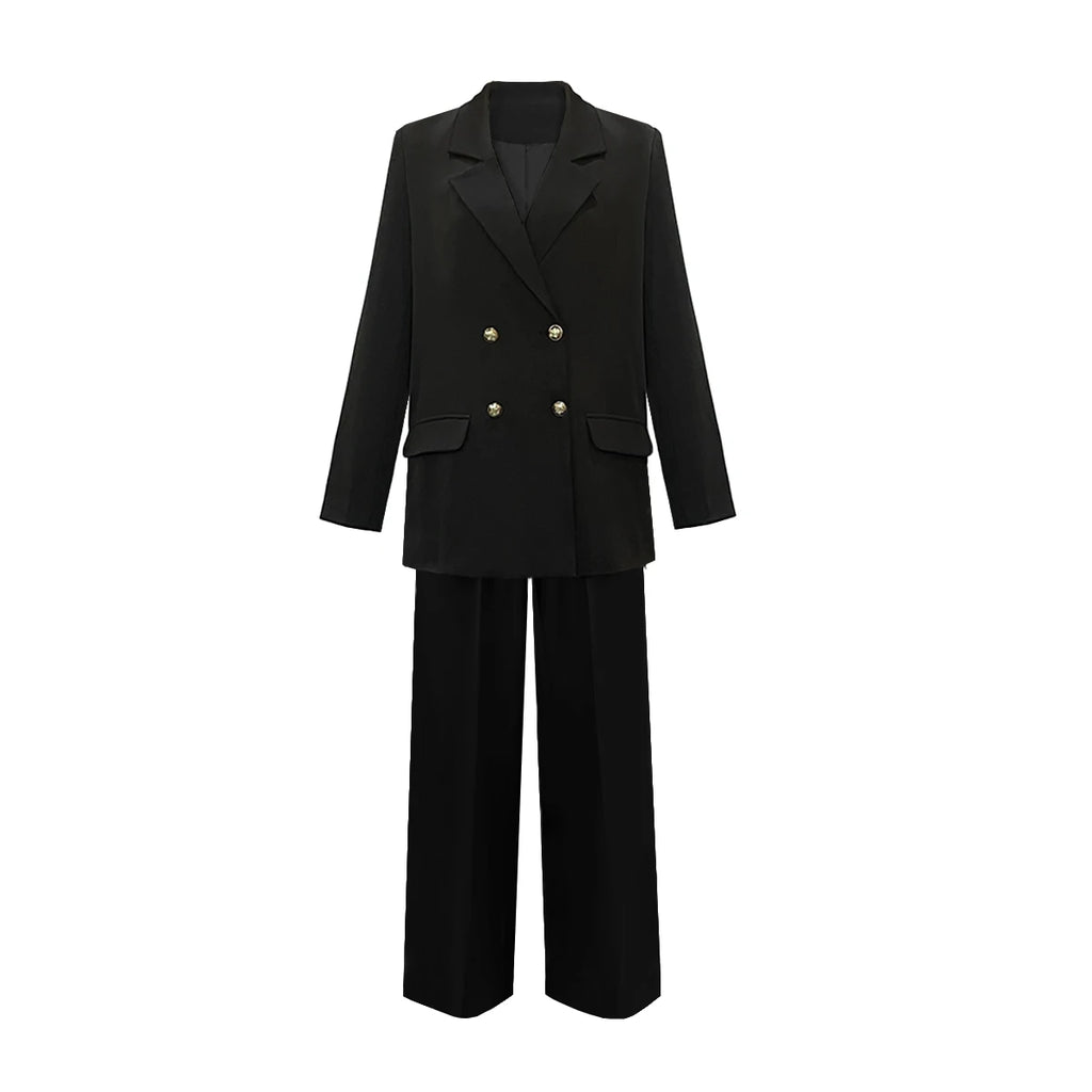 Ladies' black commuting Suit