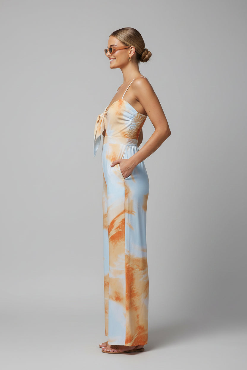 Suspender Jumpsuit Wide Leg Jumpsuit