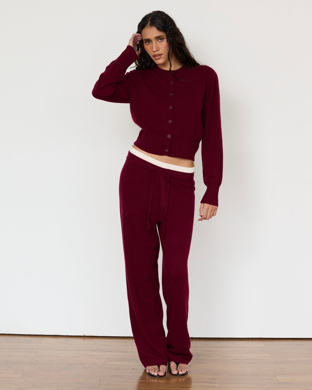 Tove Layered Cashmere Blend Pant