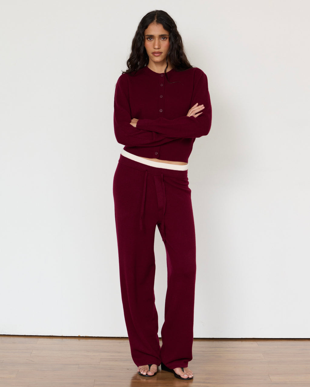 Tove Layered Cashmere Blend Pant