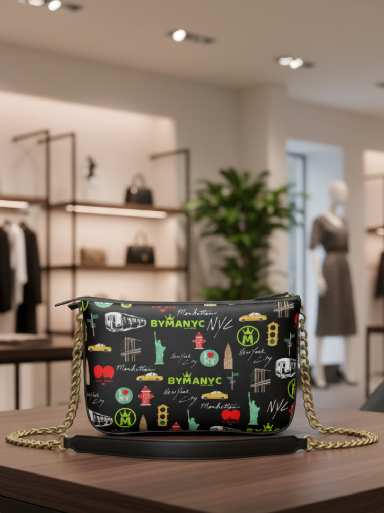 Vegan Bag NOIR COUTURE – BYMANYC ® New York Luxury Eco Design