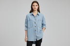 Long-sleeved Denim Shirt