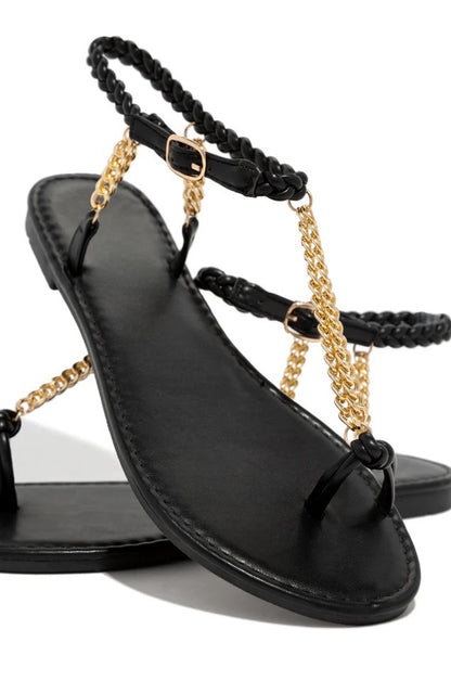 Metal Chain Beach Sandals