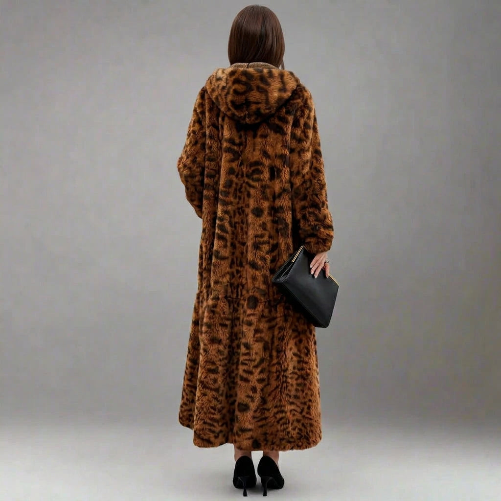 The Off-Duty Muse Hooded Long Coat