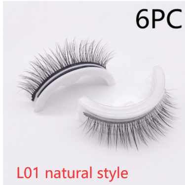 Reusable 3D Natural False Mink Eyelashes