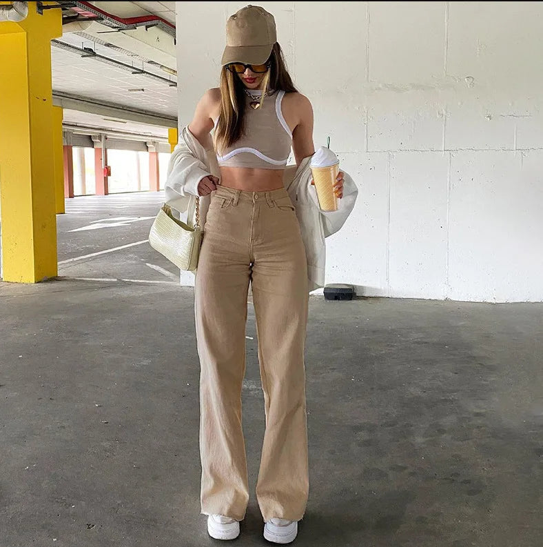 Straight Jeans Pants