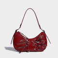 Retro Buckle Denim Bag