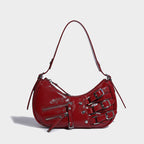 Retro Buckle Denim Bag