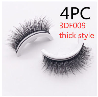 Reusable 3D Natural False Mink Eyelashes