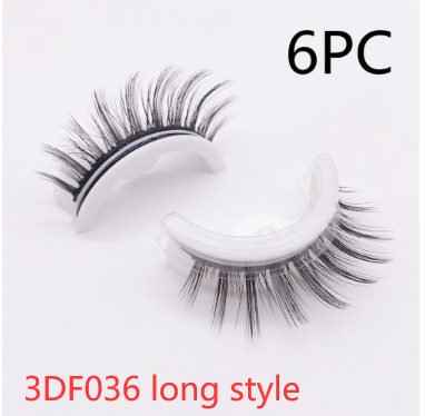 Reusable 3D Natural False Mink Eyelashes