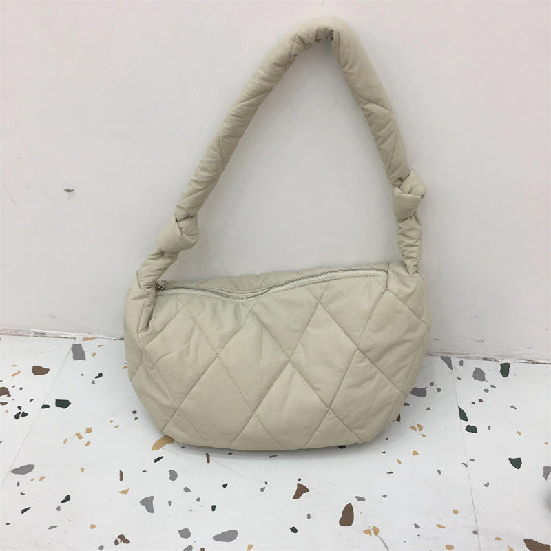 Down Cotton Dumpling Shoulder Bag