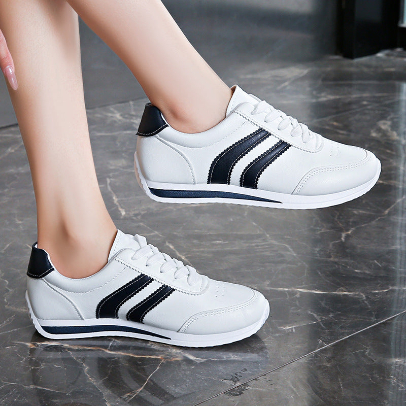 Soft Leather Running Shoes