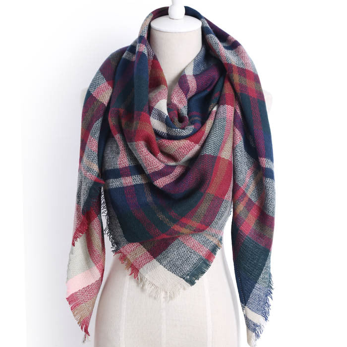 Triangle Cashmere Winter Scarf