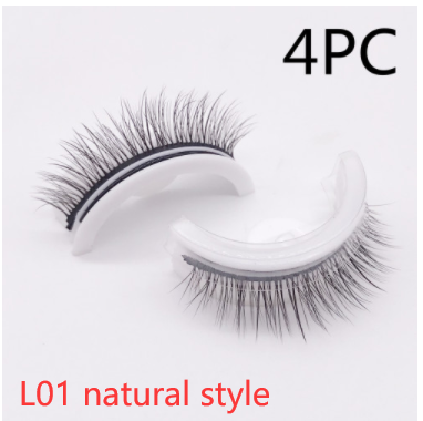 Reusable 3D Natural False Mink Eyelashes
