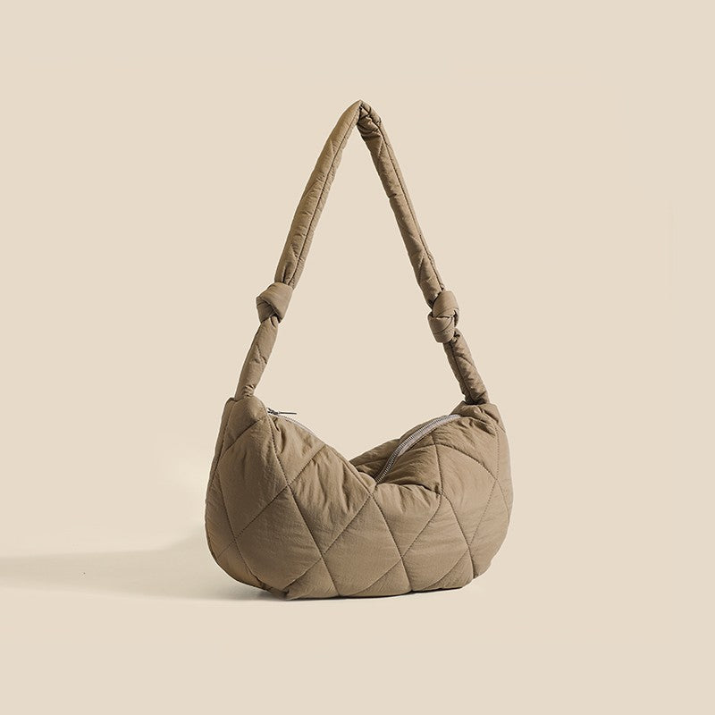 Down Cotton Dumpling Shoulder Bag