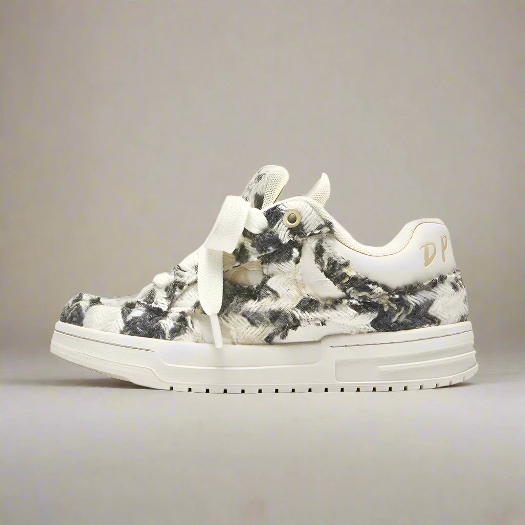 Retro Cross Graffiti Sneakers