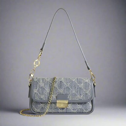 Denim Shoulder Chain Bag