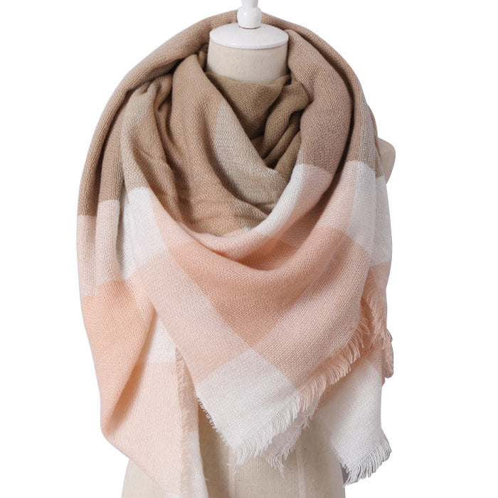 Triangle Cashmere Winter Scarf