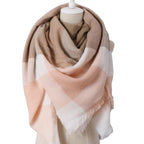 The Checkered Wrap | Triangle Scarf