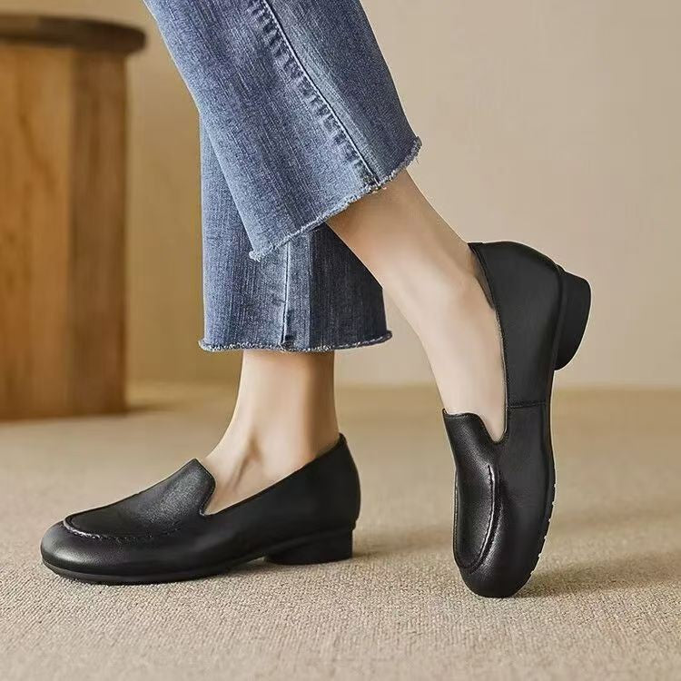 Retro Flat Bottom Loafers