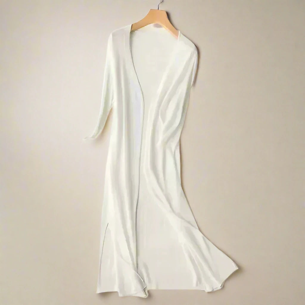 Long Knitted Thin Cardigan
