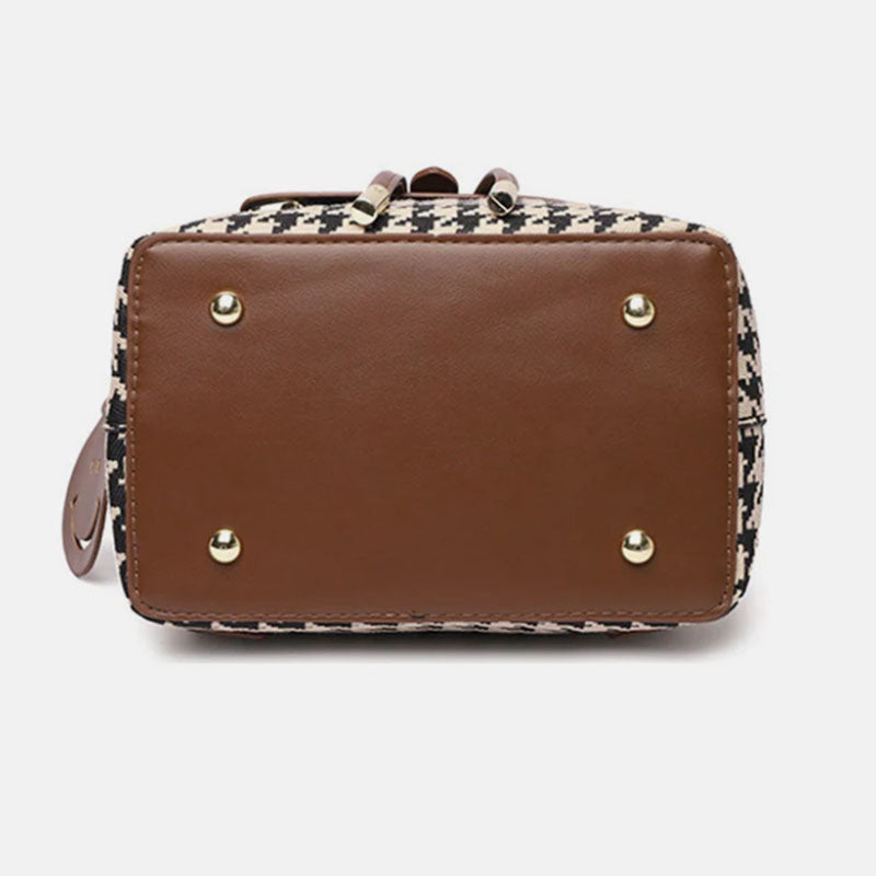 Houndstooth Travel Backpack