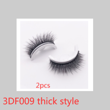 Reusable 3D Natural False Mink Eyelashes