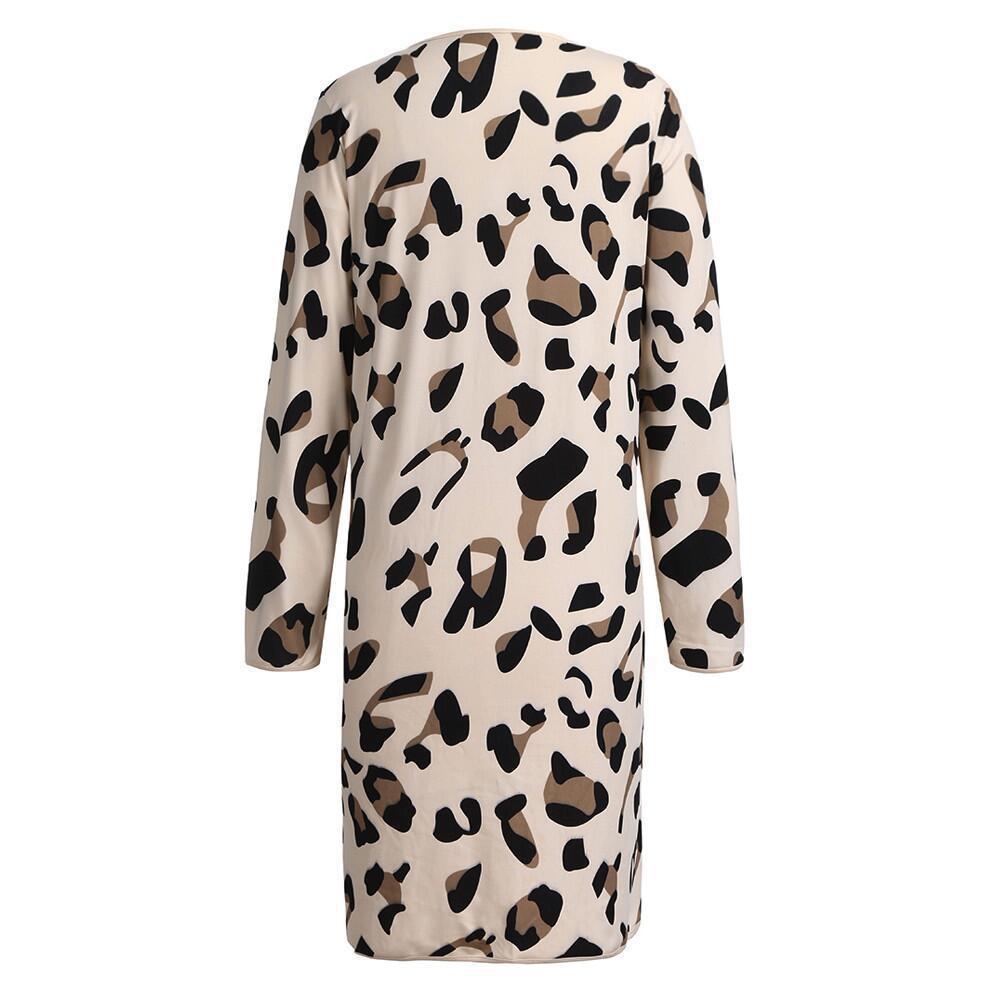 Long Leopard Cardigan