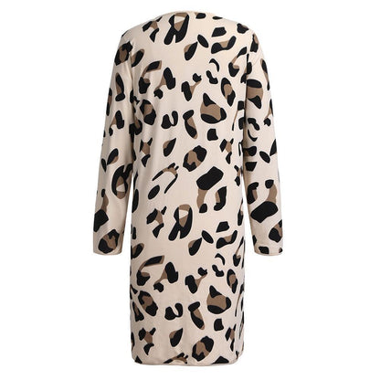 Long Leopard Cardigan