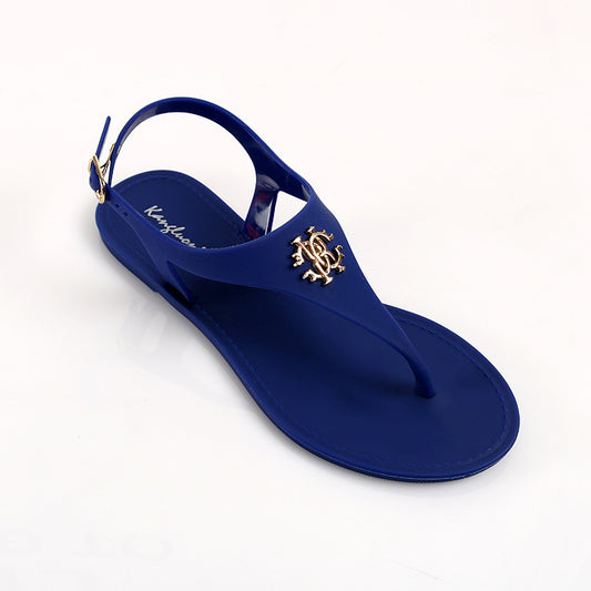 T-Buckle Roman Flip Flops Women