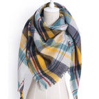 The Checkered Wrap | Triangle Scarf