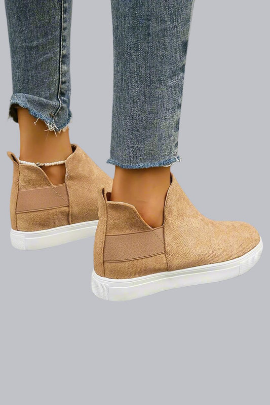 Camel High Top Sneakers