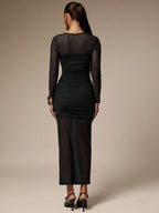 Black Sheer Love Dress