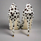 Ladies New Horsehair High Heels