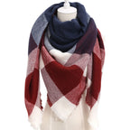 The Checkered Wrap | Triangle Scarf