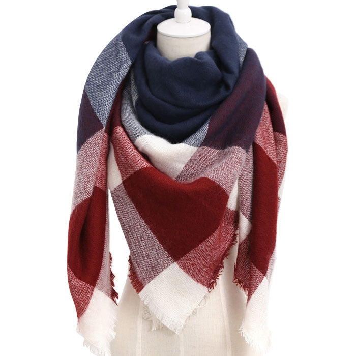 Triangle Cashmere Winter Scarf