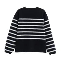 Classic Vintage Stripe Knitted Cardigan